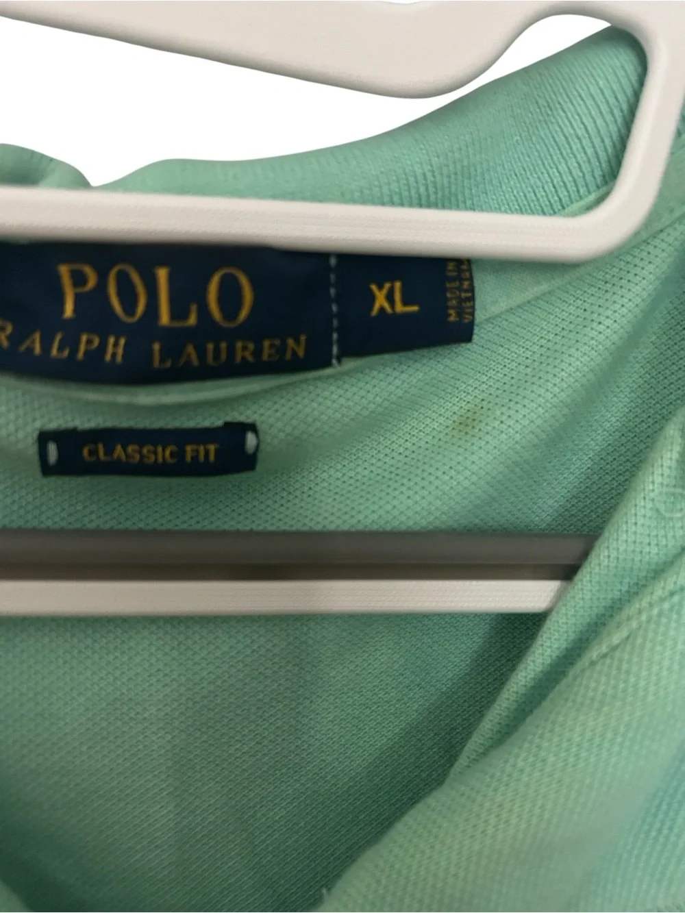 Ralph Lauren Men’s Seafoam Green Polo Shirt